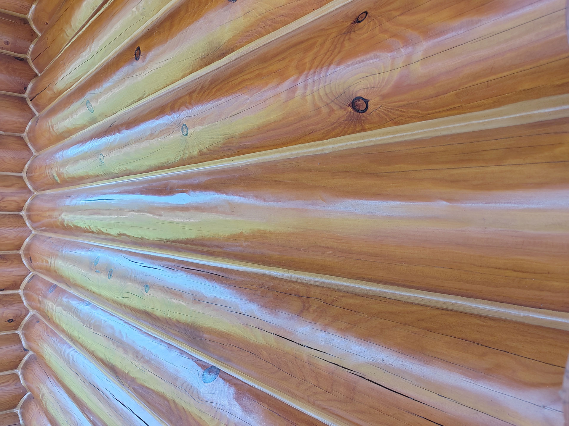 Шлифовка сруба